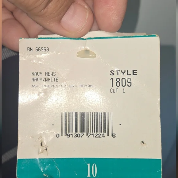 Y2k Leslie Fay Navy and White Checkered Blazer Dress with Gold Buttons - Picture 5 of 7